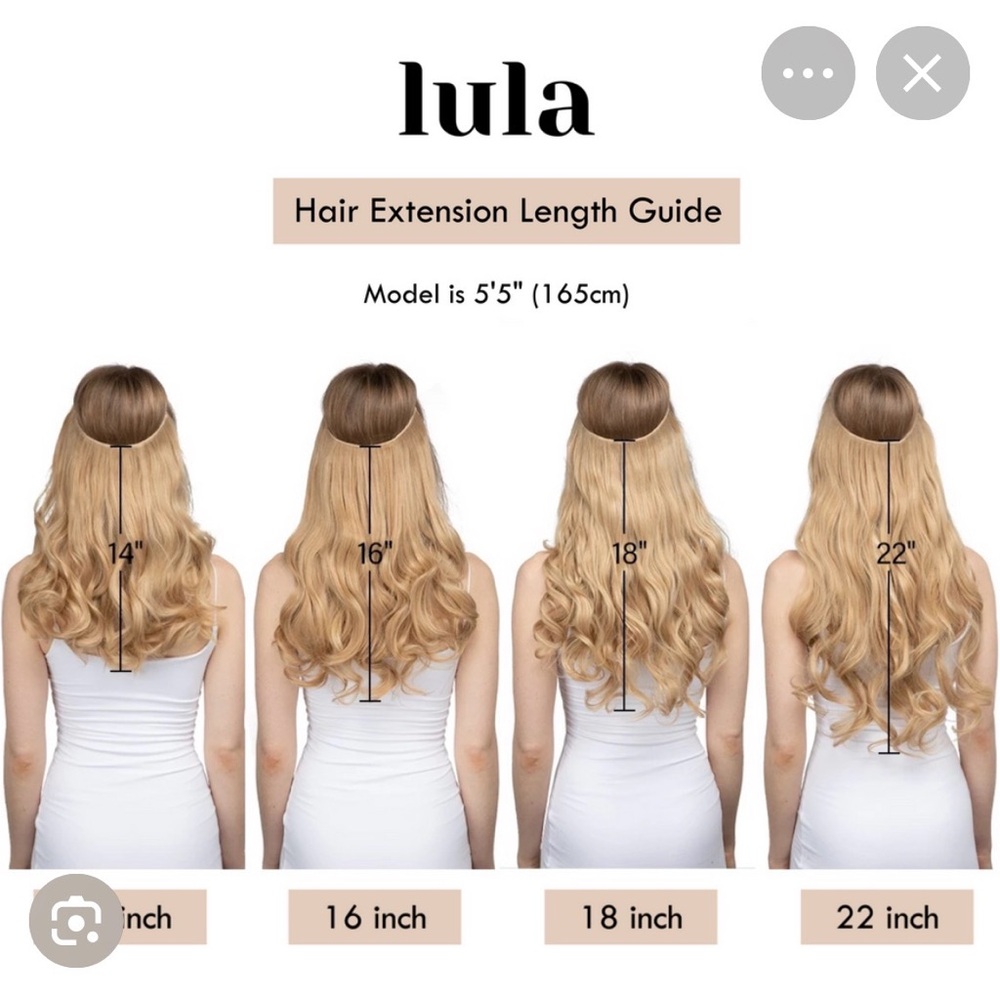 Set of 2 Luxury Blonde Halo Hair Extensions